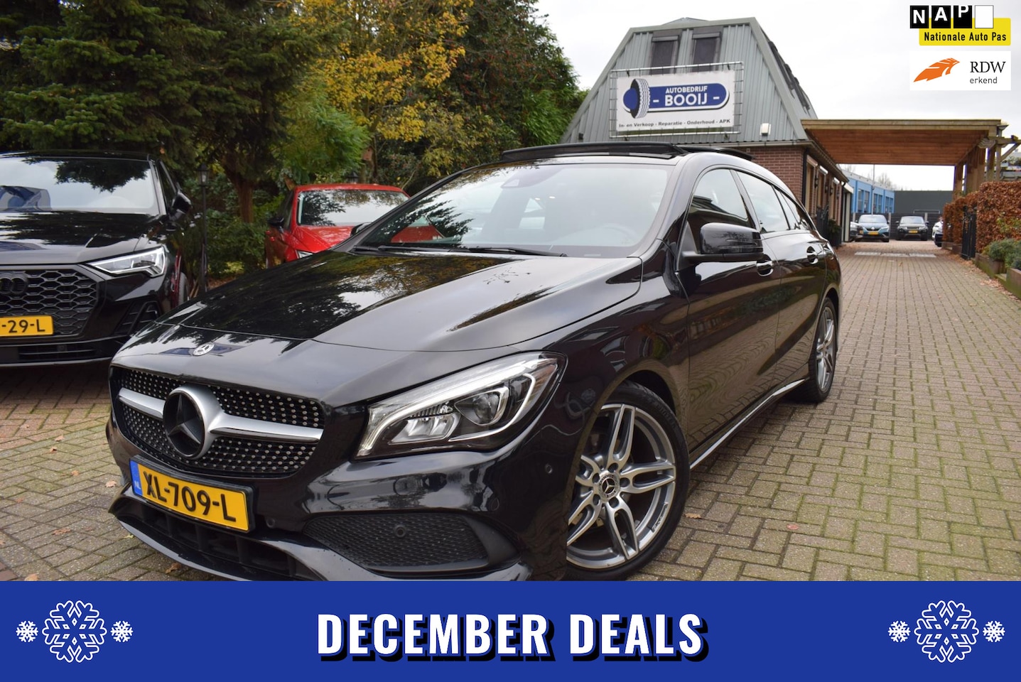 Mercedes-Benz CLA-klasse Shooting Brake - 180 Business Solution AMG/AUTOM /PANODAK/AIRCO-ECC/NL-AUTO/CRUISE/CAMERA/BLUETOOTH/PDC V+A - AutoWereld.nl
