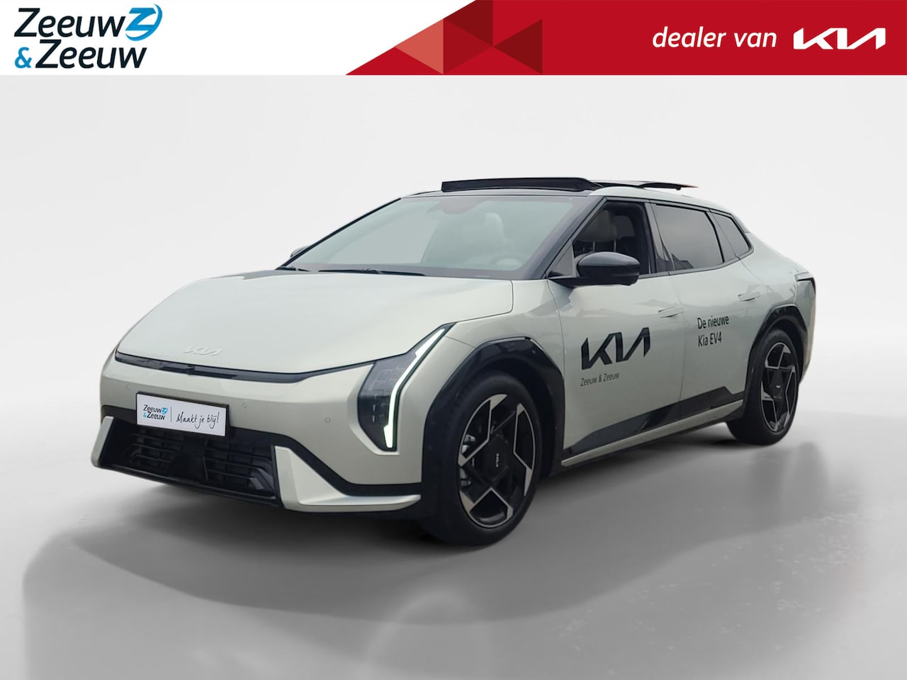Kia EV4 - GT-PlusLine 81.4 kWh Nieuw model | 204 PK | Fabrieksgarantie t/m 6-9-2032 + 3x 1 jaar*| NA - AutoWereld.nl