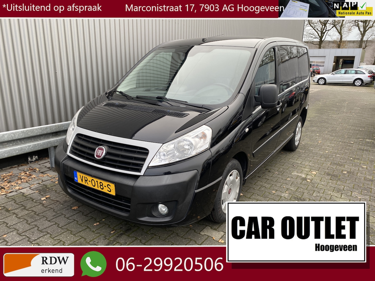Fiat Scudo - 10 1.6 MultiJet KH1 SX MARGE, NAP, 1e Eignr, A/C, CC, PDC & Nieuwe APK – Inruil Mogelijk – - AutoWereld.nl