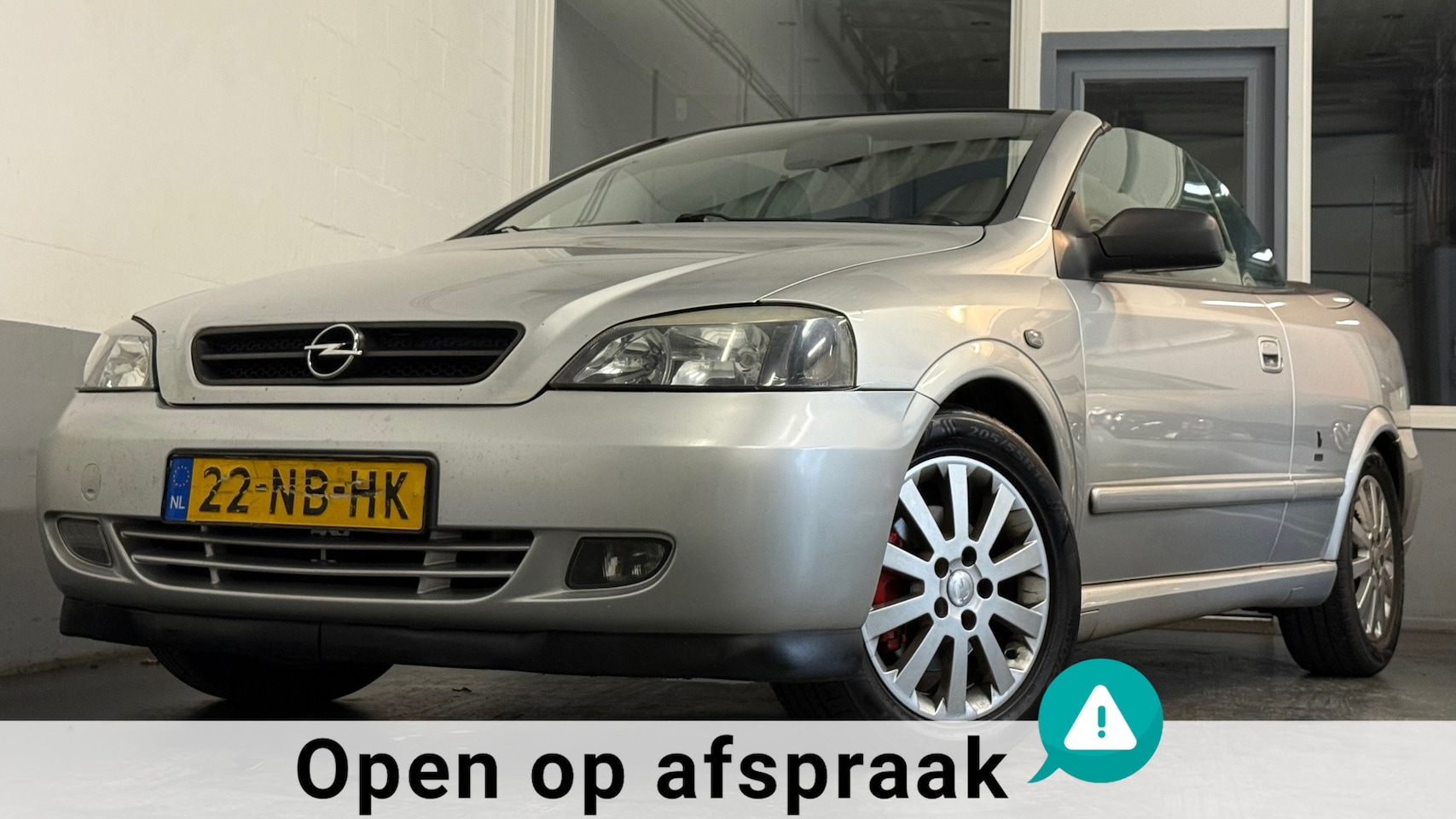 Opel Astra Cabriolet - 2.2-16V|NAP|APK03-26|Automaat|Stoelvw|Trekhaak|Leder| - AutoWereld.nl
