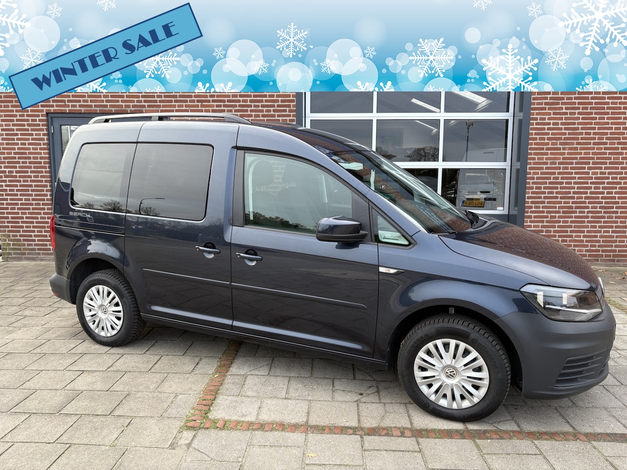 Volkswagen Caddy - Combi 1.0 TSI BEACH 75kw Life 5 pers. Tiny Camper ( Uitklap bed, Navigatie, trekhaak, Came - AutoWereld.nl
