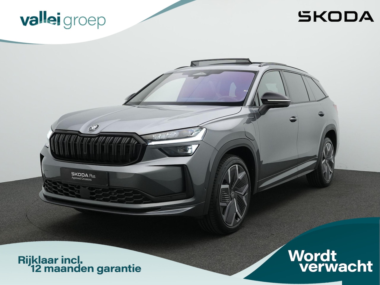 Skoda Kodiaq - 1.5 TSI iV 204 pk DSG Sportline Business | Panoramadak | Geheugenstoelen | Adaptief onders - AutoWereld.nl