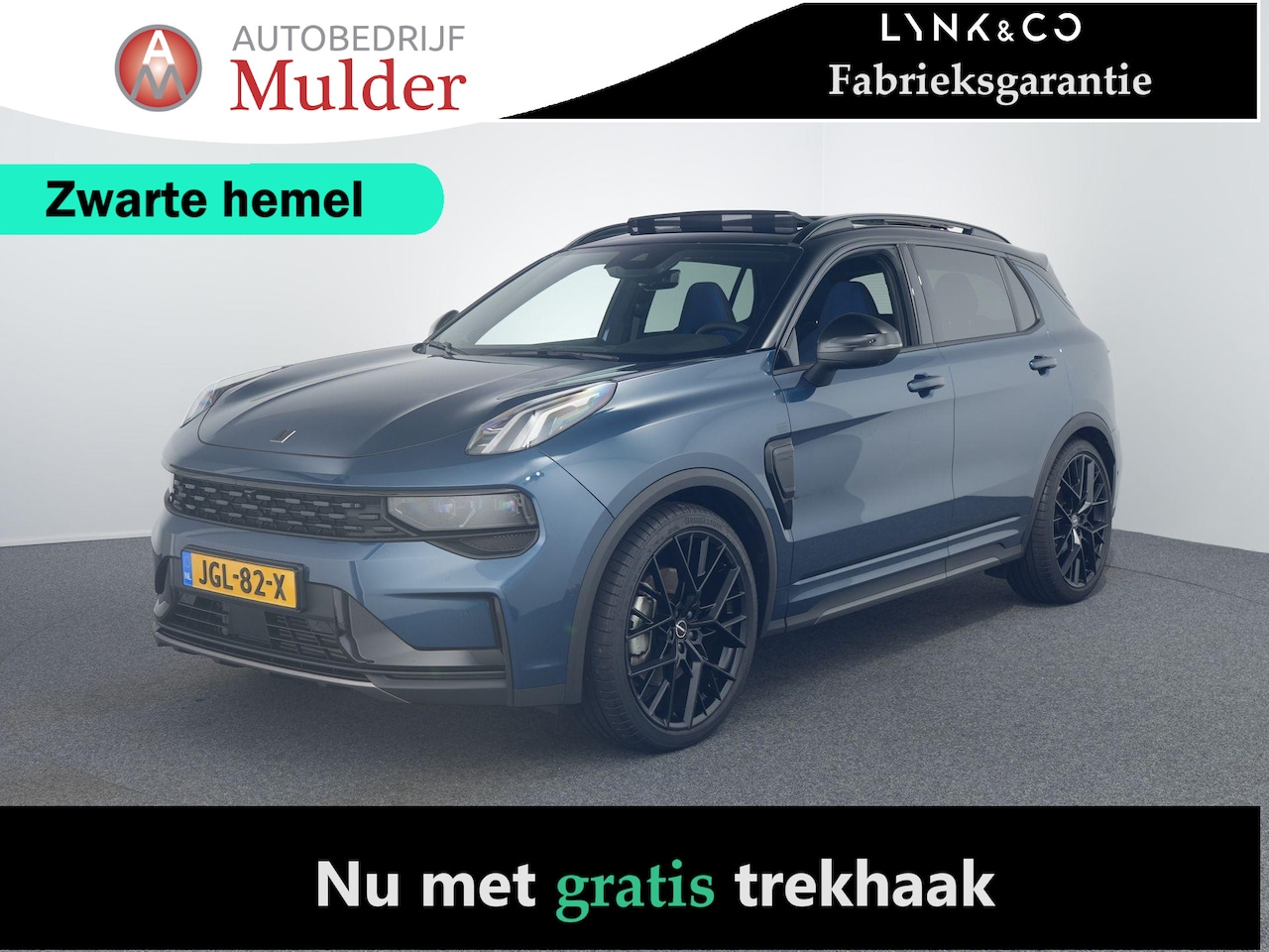 Lynk & Co 01 - 1.5 |21"Lm | Verlaagd | Full black| trekhaak - AutoWereld.nl