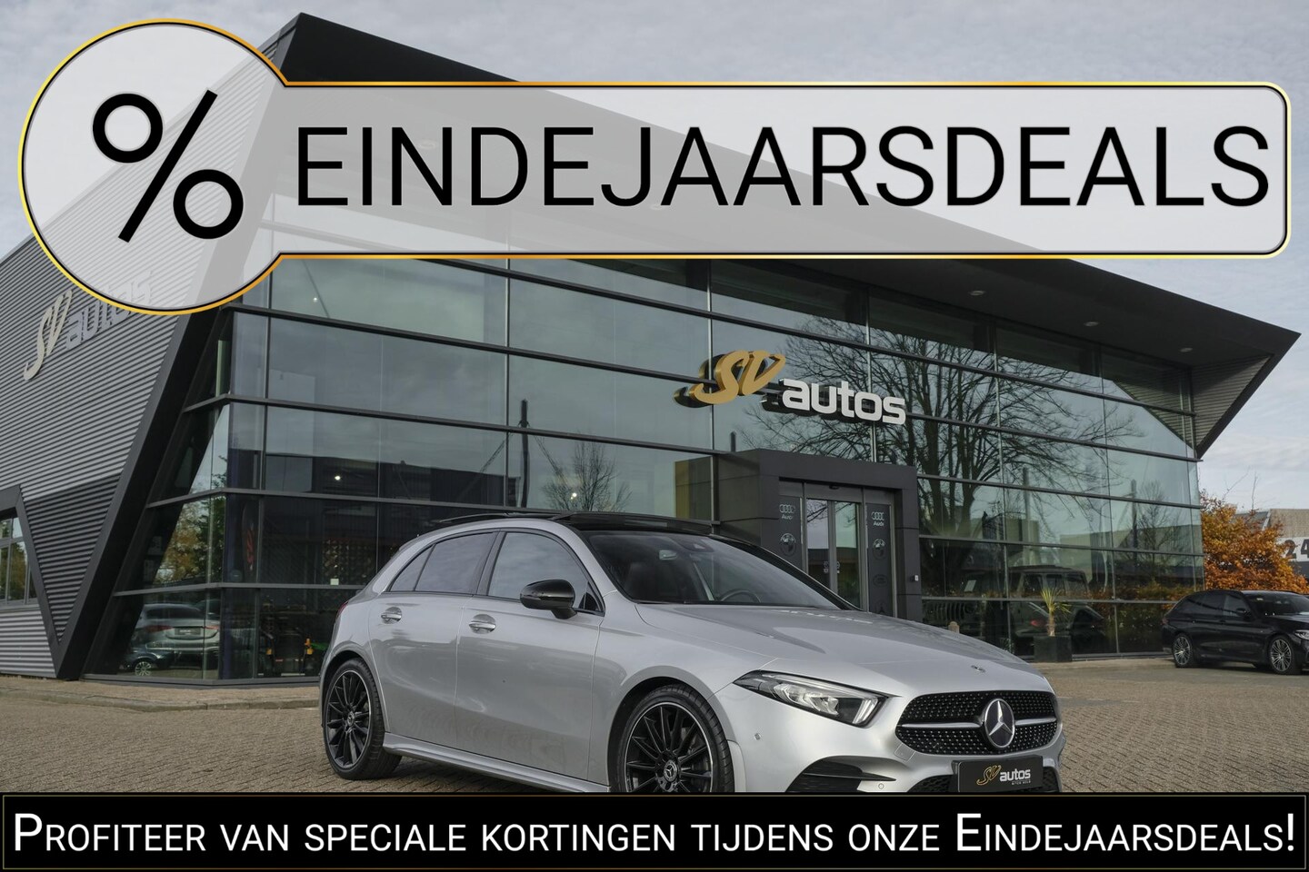 Mercedes-Benz A-klasse - A220 AMG 190pk Panoramadak Widescreen Night pakket 19" LMV Sfeerverlichting - AutoWereld.nl