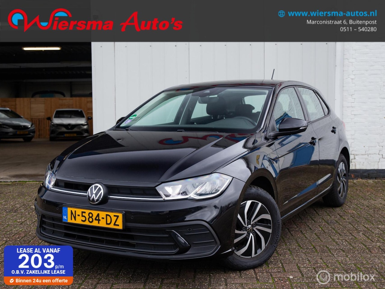 Volkswagen Polo - 1.0 TSI Life| Full led|Carplay|Adapt.cruise|Facelift - AutoWereld.nl