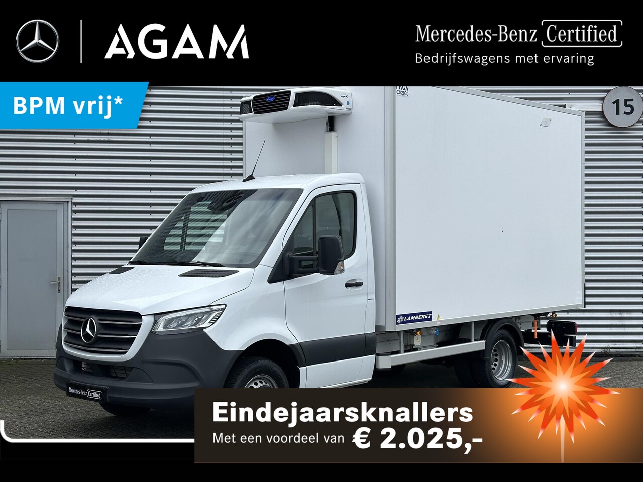 Mercedes-Benz Sprinter - 519 CDI Koel-Vries Dag en Nacht Vleesvervoer Hangwerk Bakwagen - AutoWereld.nl