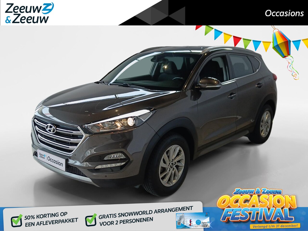 Hyundai Tucson - 1.6 GDi Comfort *Navi+Camera*Parkeersensoren*Climate Control*LM.Velgen*Zeer nette auto! - AutoWereld.nl