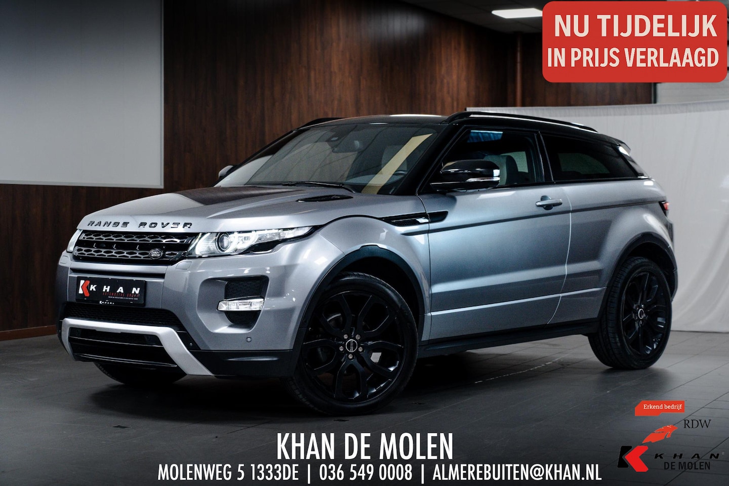 Land Rover Range Rover Evoque Coupé - 2.0 Si 4WD Prestige VOL|Pano|Trekhaak|360º|Elektr.stoel|Elektr.klep| - AutoWereld.nl