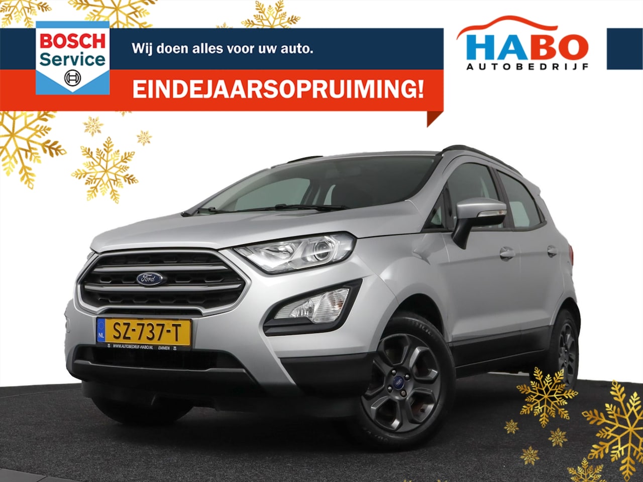 Ford EcoSport - 1.0 ECOBOOST TREND ULTIMATE AC/CRUISE/NAV/CAMERA/PARK.SENS/AFN.TREKHAAK/LMV - AutoWereld.nl