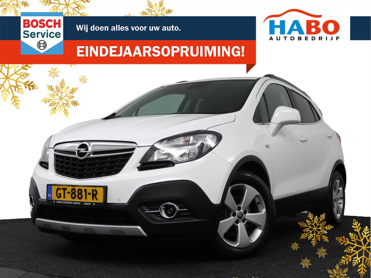Opel Mokka - 1.4 TURBO COSMO 140PK ECC/CRUISE/NAV/CAMERA/REGEN.SENS/AFN.TREKHAAK/LMV - AutoWereld.nl