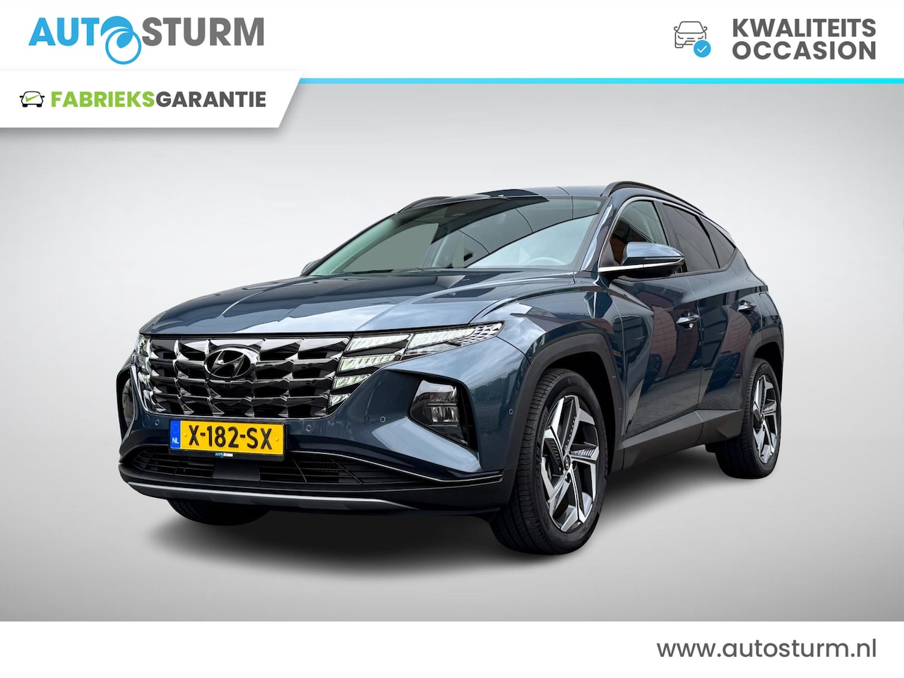 Hyundai Tucson - 1.6 T-GDI HEV Premium NL-Auto, 1650kg Trekgewicht! | Vol-Leder | Digitaal Instrumentenpane - AutoWereld.nl