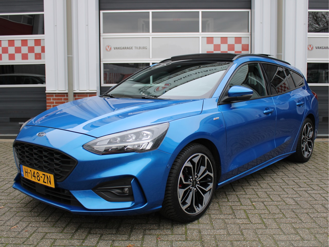 Ford Focus Wagon - 1.0 EcoBoost ST Line Business 1e Eig/ Dealer onderhouden/Panoramadak/Half leder/B&O/Camera - AutoWereld.nl