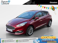 Ford Fiesta - 1.0 EcoBoost Hybrid Vignale | LEDER | NAVI | STOEL/STUUR VERWARMING | TREKHAAK | 1 JAAR GA