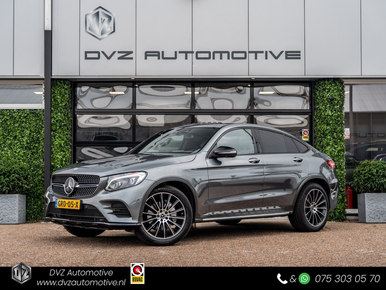 Mercedes-Benz GLC-klasse Coupé - 300 4MATIC AMG Night | Distronic | Burmester | Luchtvering | 360 Cam | - AutoWereld.nl
