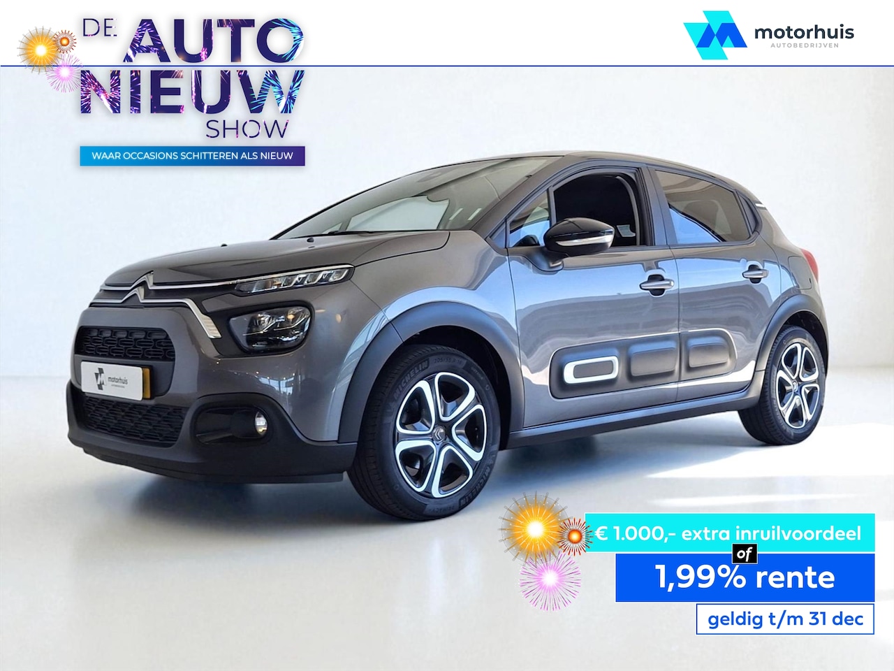 Citroën C3 - 1.2 PureTech 82pk Feel Edition TREKHAAK NAVI PDC - AutoWereld.nl