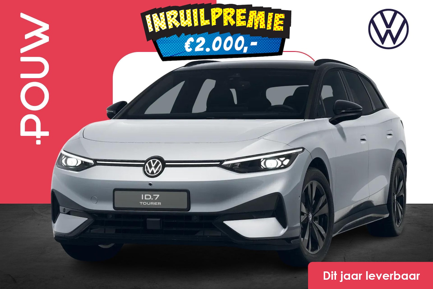 Volkswagen ID.7 Tourer - 286pk Pro Limited Edition 77 kWh | Black Edition Pakket | Trekhaak Wegklapbaar - AutoWereld.nl