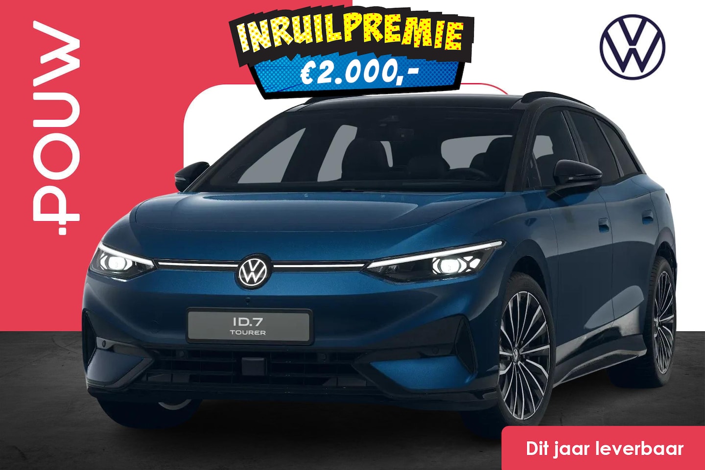Volkswagen ID.7 Tourer - 286pk Pro Limited Edition 77 kWh | Warmtepomp | Black Edition Pakket - AutoWereld.nl