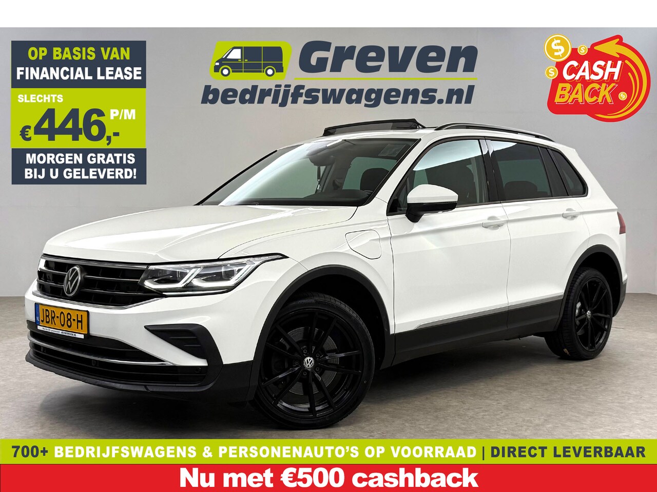 Volkswagen Tiguan - 1.4 TSI eHybrid 225PK R-Line | SOH 93% | Pano | IQ Light | Virtual | Camera | Stuur/Stoelv - AutoWereld.nl