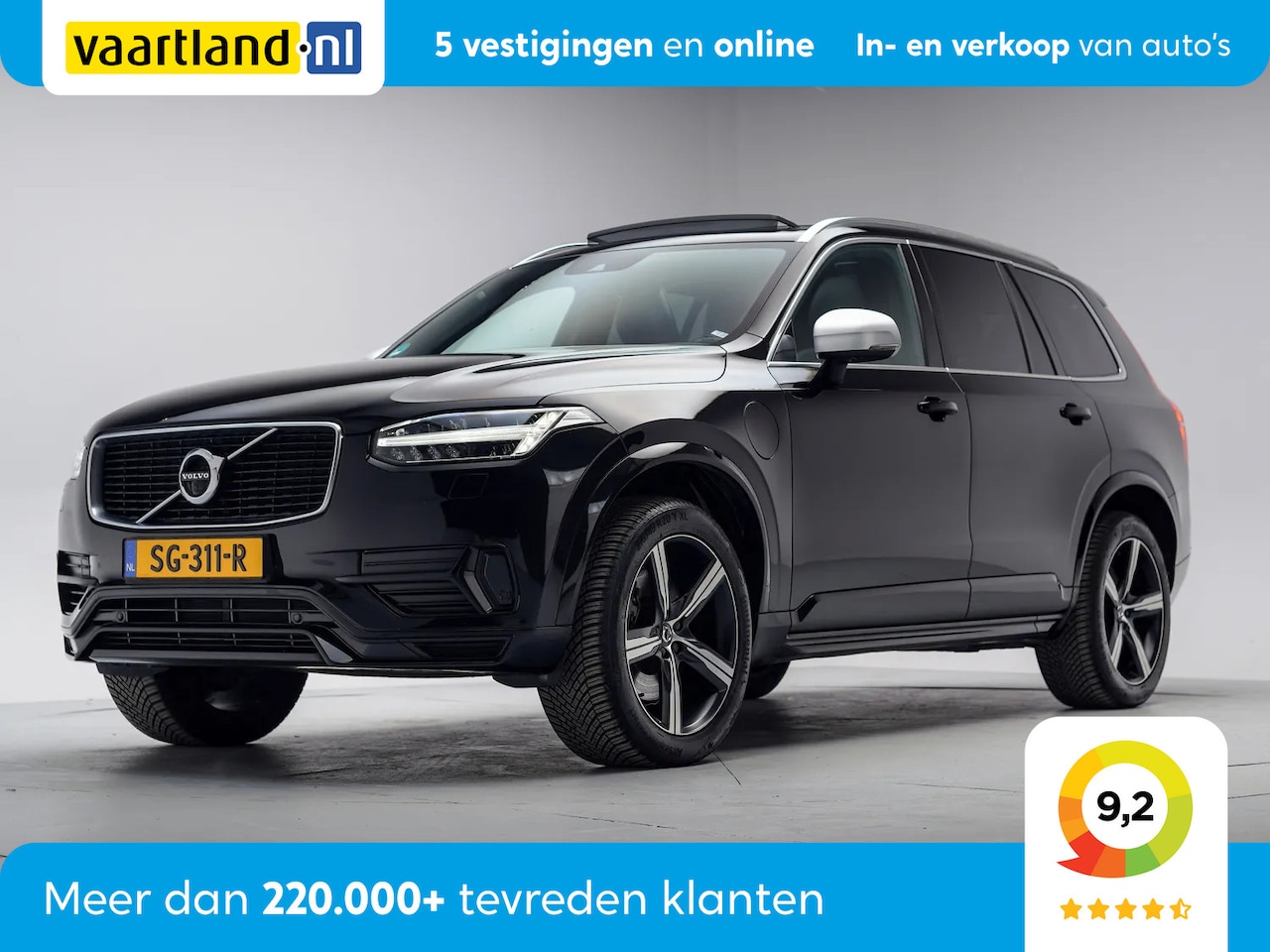 Volvo XC90 - 2.0 T8 Twin Engine R-Design [ Panorama Stuur-&Stoelverwarming Camera Navi ] - AutoWereld.nl