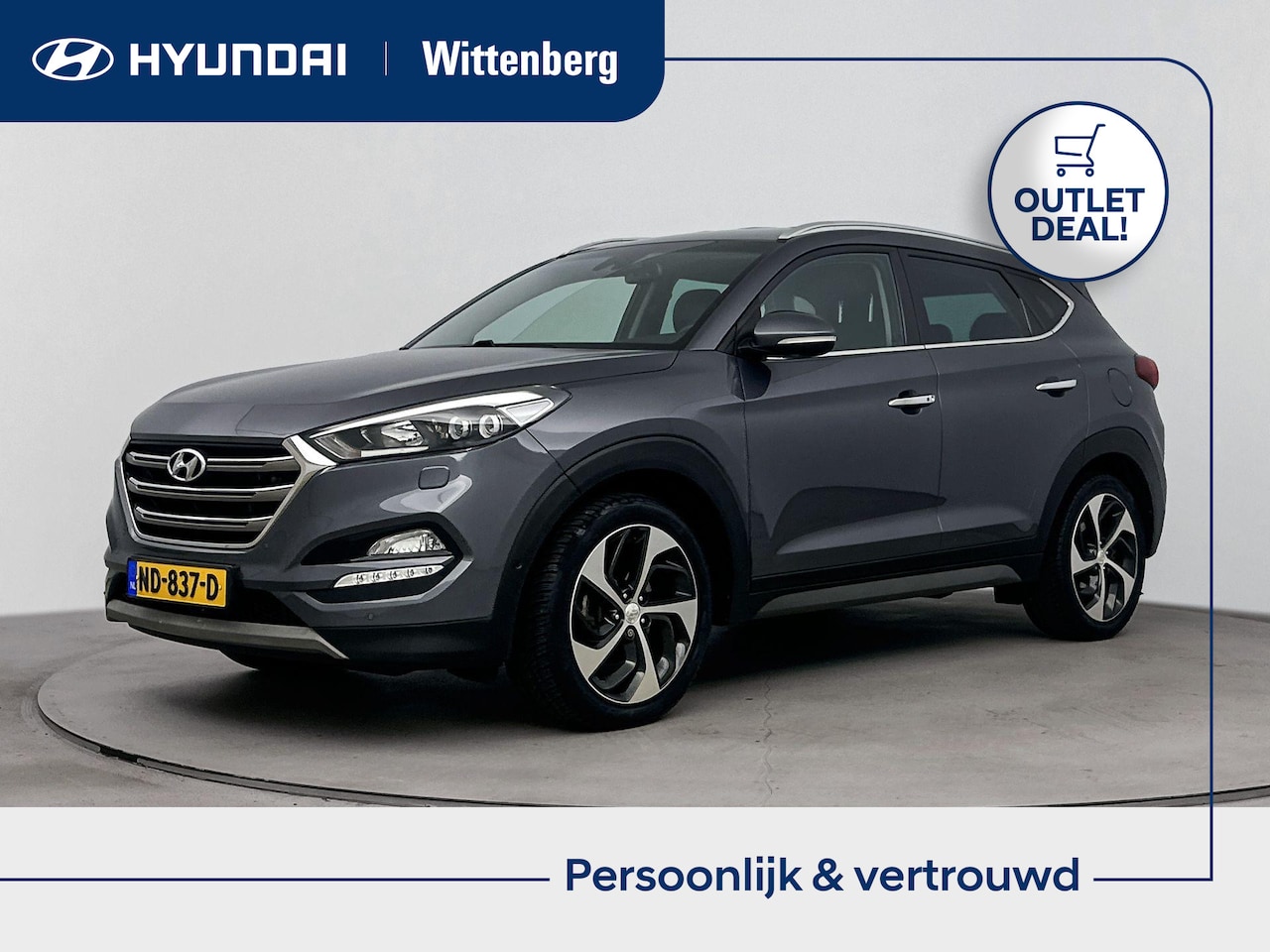 Hyundai Tucson - 1.7 CRDi HP PREMIUM *| OUTLETDEAL! | UNIEK! | TREKHAAK | ALL SEASONS | NAVI | CLIMA | CRUI - AutoWereld.nl
