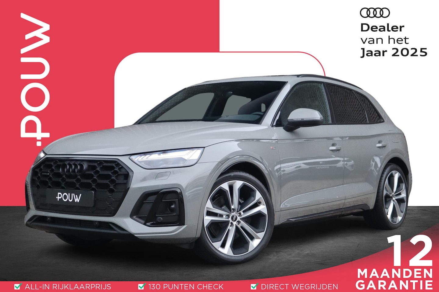 Audi Q5 - 55 TFSIe 367pk quattro Competition | Luchtvering | Trekhaak | Memory | Adaptive Cruise - AutoWereld.nl