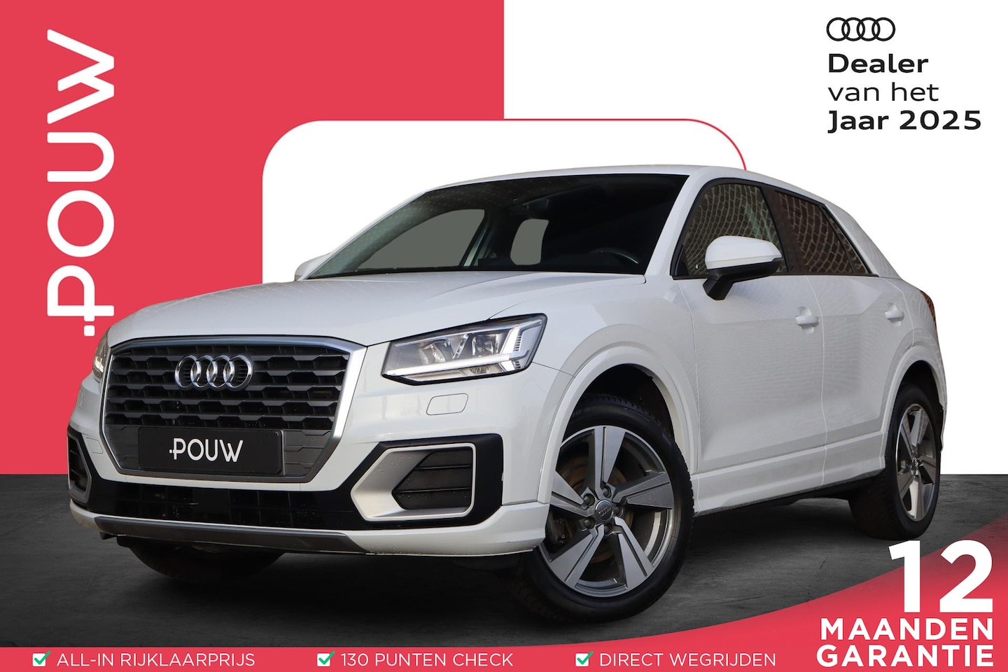 Audi Q2 - 1.0 TFSI 116pk S-tronic #limited | Getint Glas | Parkeersensoren | All-season Banden - AutoWereld.nl
