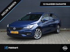 Opel Astra Sports Tourer - Elegance 1.2 110pk DODE HOEK | ALCANTARA | 18''LM | BOSE | ELEK. ACHTERKLEP | STOELVERWARM