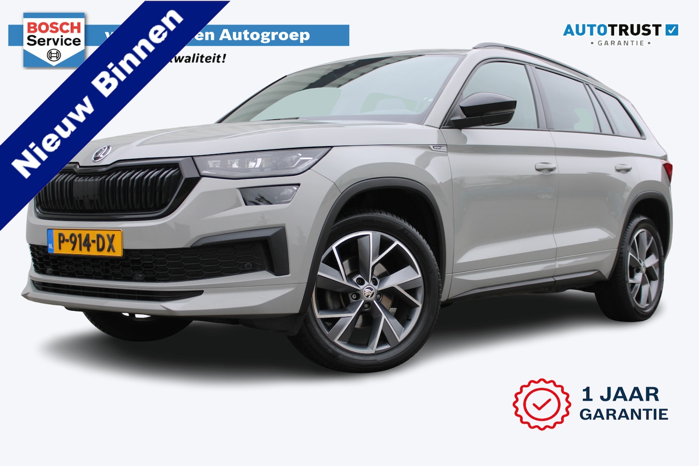 Skoda Kodiaq - 1.5 TSI Sportline | Incl. 12 maanden garantie | Apple Carplay | Navigatie | Virtueel dashb - AutoWereld.nl