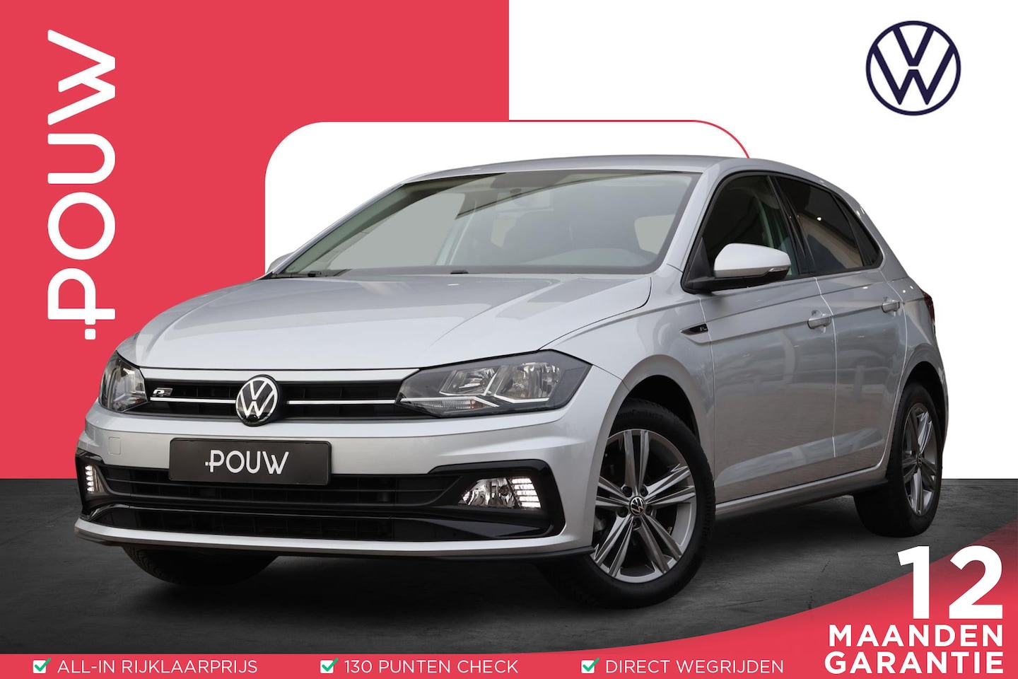 Volkswagen Polo - 1.0 TSI 95pk R-Line Edition | Navigatie | Camera | Adaptive Cruise Control - AutoWereld.nl