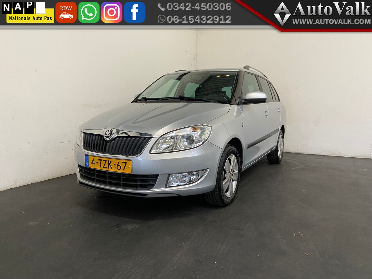 Skoda Fabia Combi - 1.2 TSI Drive.Clima.Cruise! - AutoWereld.nl