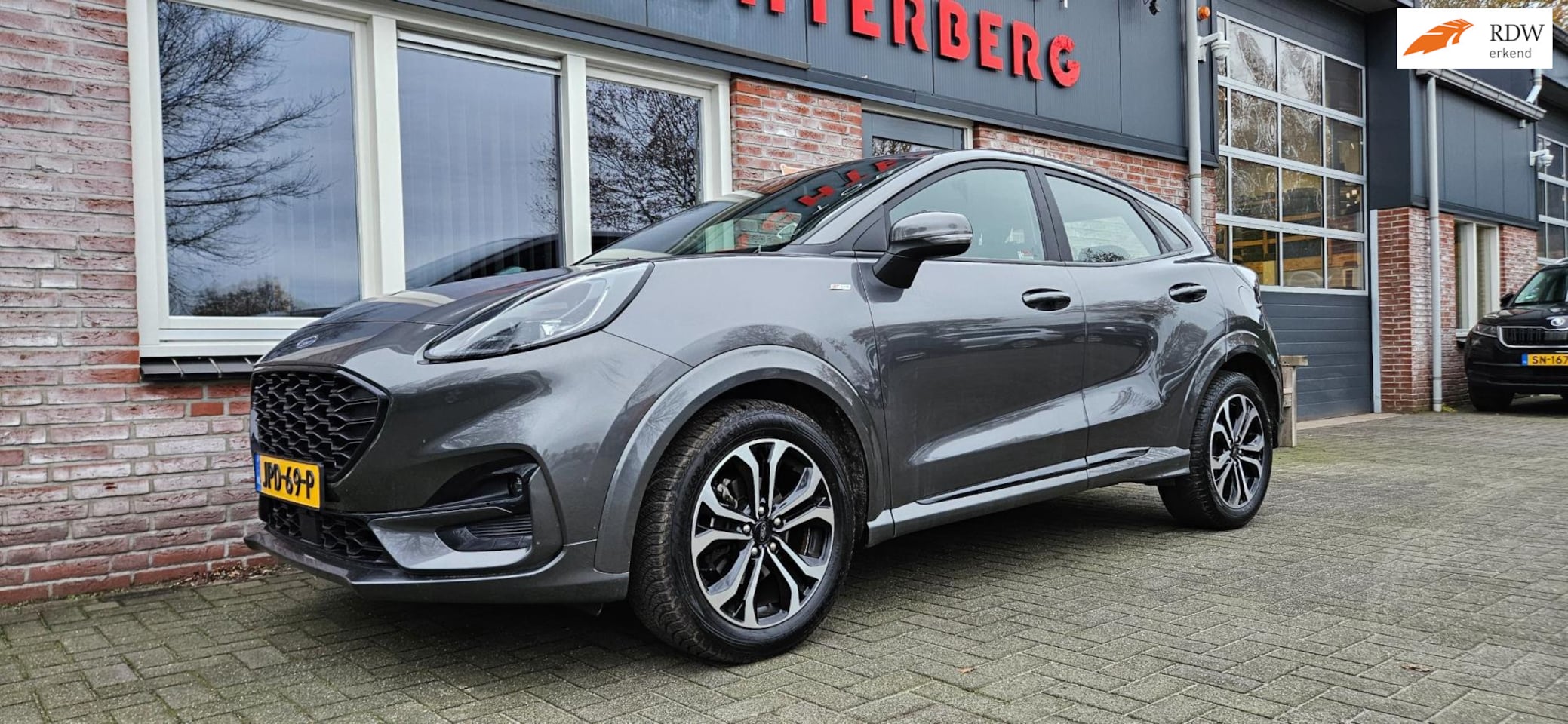 Ford Puma - 1.0 EcoBoost Hybrid ST-Line Carplay! Navigatie! Led! Airco! Cruise Control! Nette Auto! - AutoWereld.nl