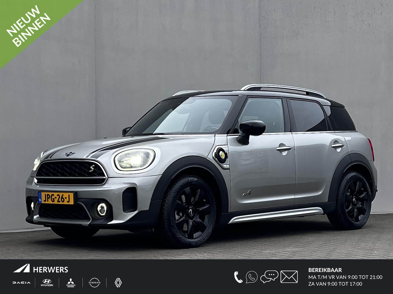 MINI Countryman - Cooper S E ALL4 AT / Plug-In / EAER 52 km / Leder / Navigatie / Elektrische klep / Elektri - AutoWereld.nl