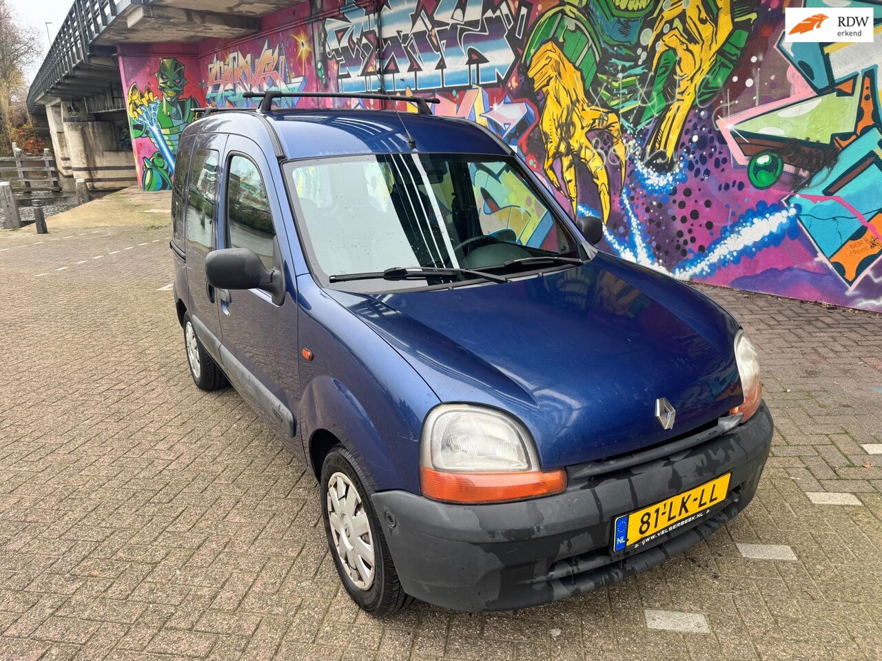 Renault Kangoo - 1.6-16V Privilège airco dubbele schuifdeur trekhaak dakdragers. rijd heerlijk geen last mi - AutoWereld.nl