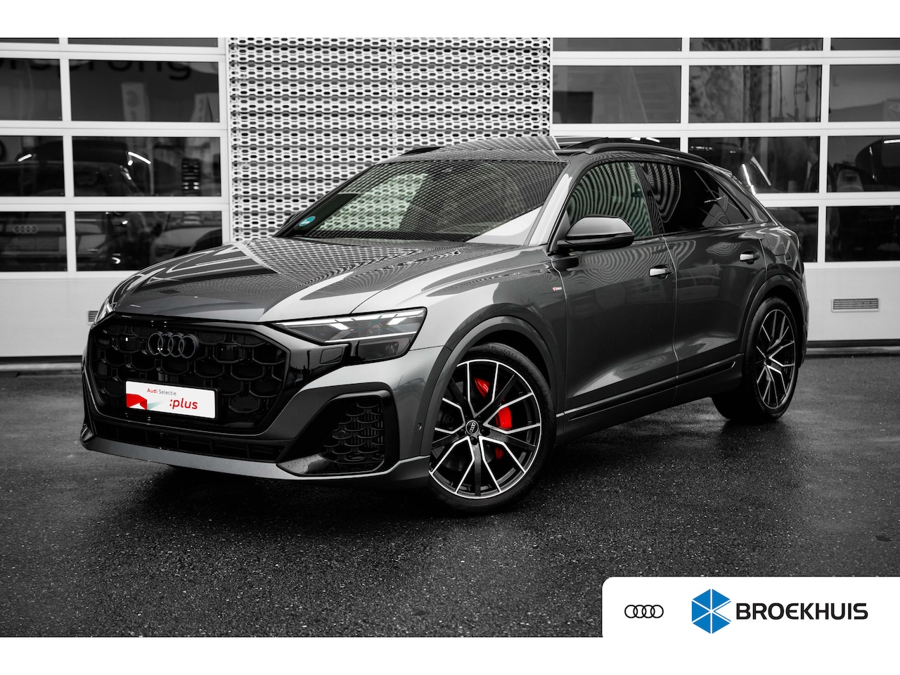 Audi Q8 - 55 TFSI e quattro Pro Line S | Panoramadak | Trekhaak | Leder | - AutoWereld.nl
