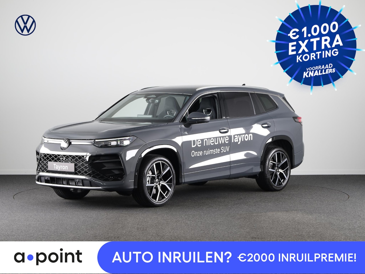 Volkswagen Tayron - R-Line-Edition 1.5 110 kW / 150 pk eTSI SUV 7 vers n. DSG - AutoWereld.nl