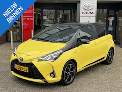 Toyota Yaris - 1.5 Hybrid Bi-Tone PANODAK STOELVERW KEYLESS 4S-BANDEN NAVI CLIMA CRUISE BLUETOOTH LM-VELG