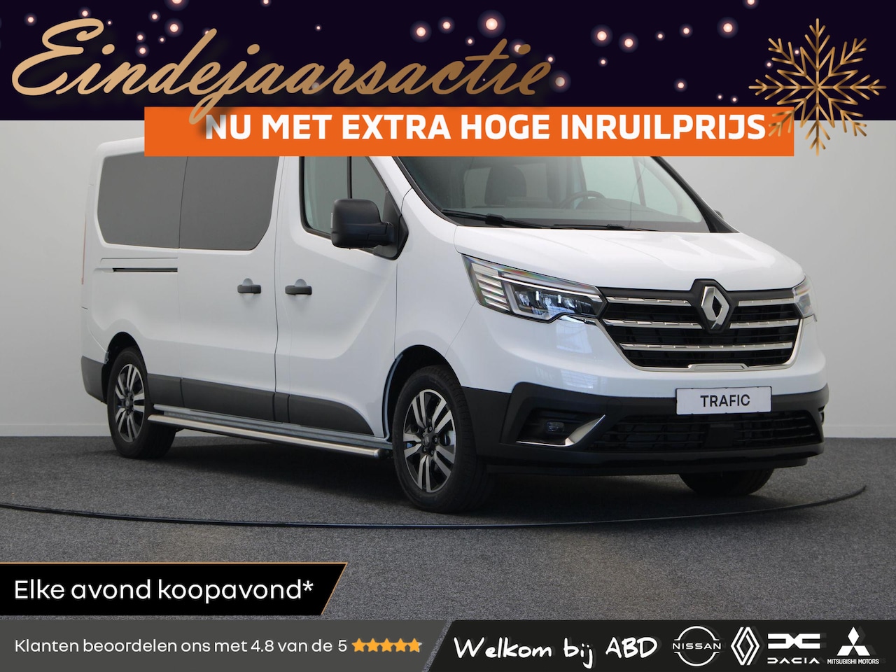 Renault Trafic - 2.0 dCi 130pk T30 L2H1 DC Advance | BPM Voordeel | Hoge korting | Lage rente | Direct rijd - AutoWereld.nl