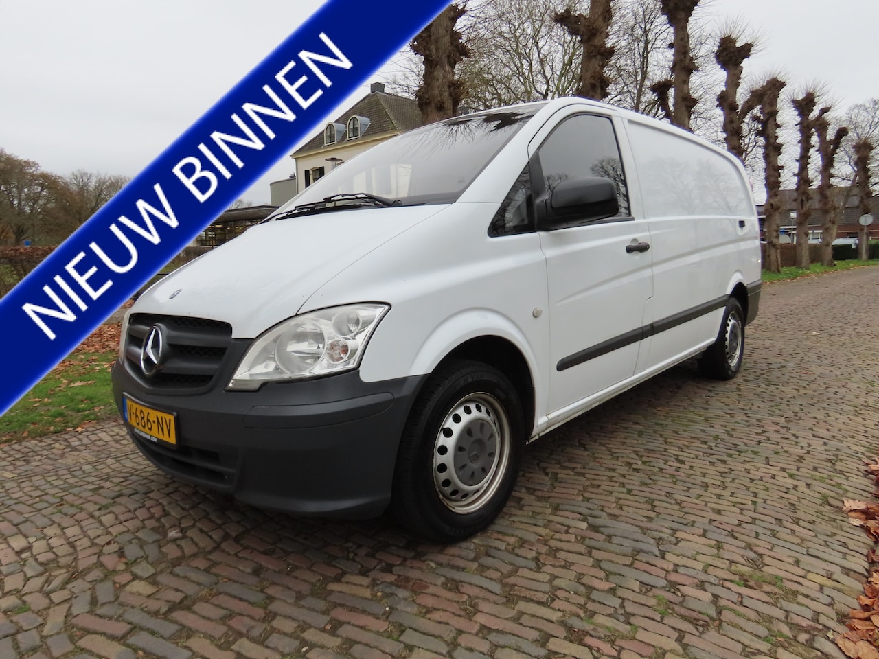 Mercedes-Benz Vito - 113 CDI 320 Lang HD Kerstner Koelwagen 3 Persoons Airco 6 Bak Trekhaak - AutoWereld.nl