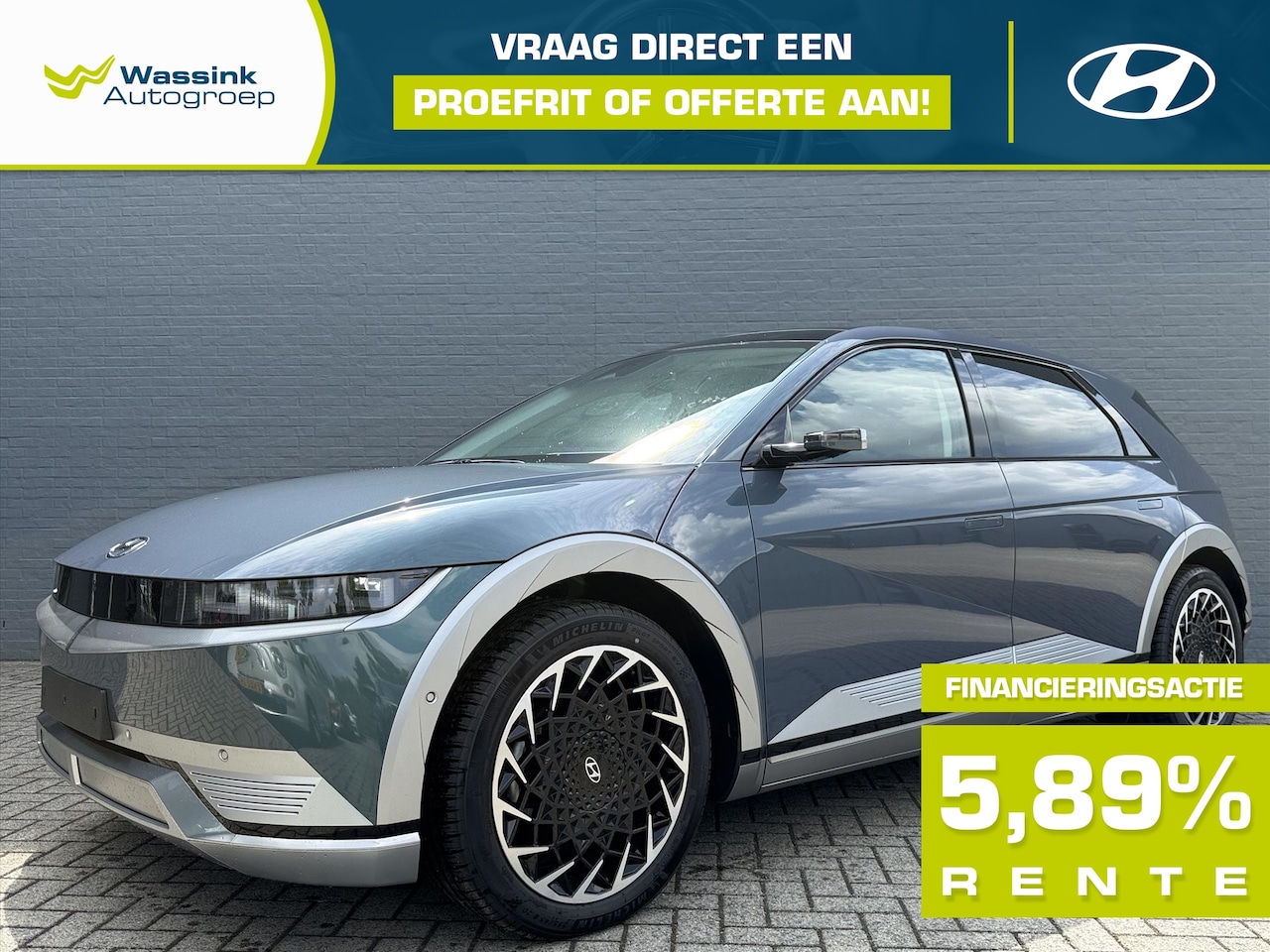 Hyundai IONIQ 5 - 77,4 kWh 325pk AWD LoungeVis+DSM 77AWD-ADAS - AutoWereld.nl
