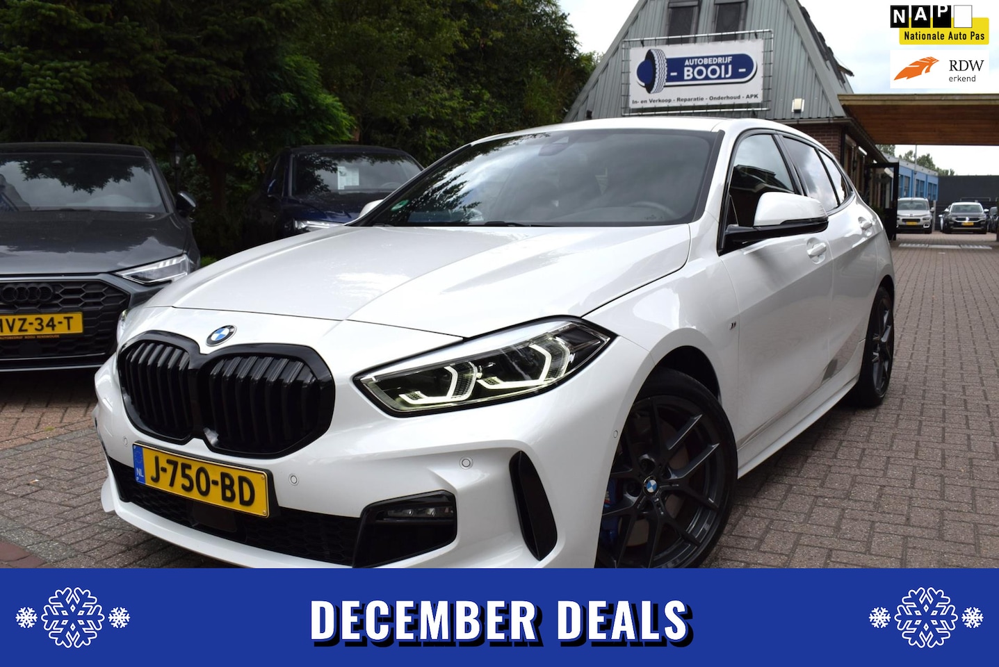 BMW 1-serie - 118i M-SPORT AUTOM/CRUISE/NAVI/CARPLAY/LEDER/AIRCO-ECC/CAMERA/XENON/NL-AUTO/CAMERA/BLUETOO - AutoWereld.nl