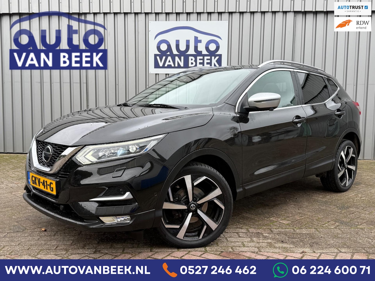Nissan Qashqai - 1.2 Tekna +|Facelift|Bose|Pano|Trekhaak - AutoWereld.nl
