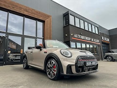MINI Cabrio - 2.0 John Cooper Works JCW Pack F1 aut 231pk Rooftopgrey/Chesterbrown leer/Bomvol/Btw