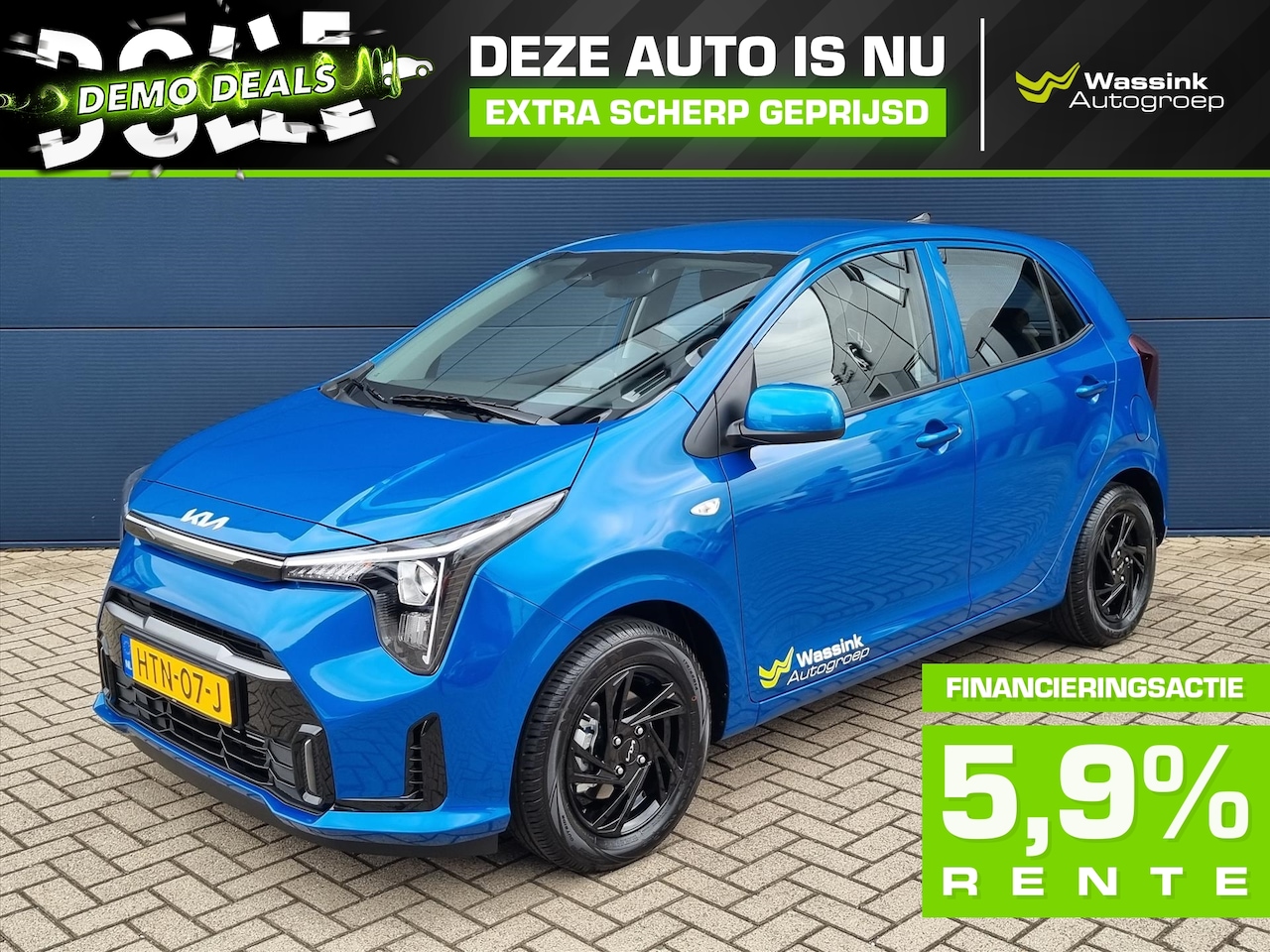 Kia Picanto - DEMO DEALS I DynamicLine | Navigatie | Parkeercamera | Airco | Lichtmetalen velgen | - AutoWereld.nl