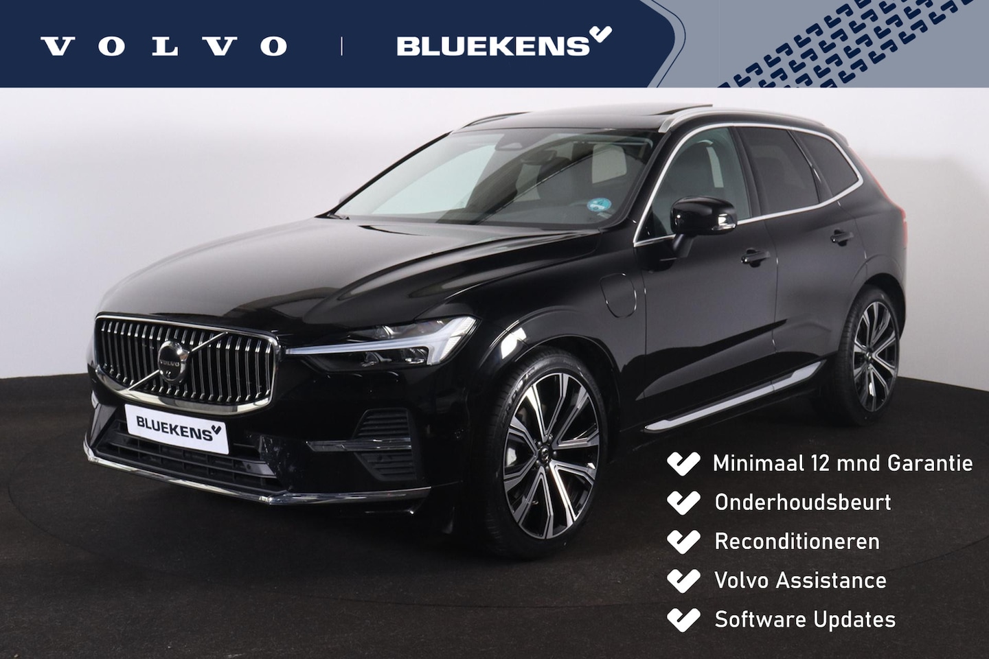 Volvo XC60 - T6 Recharge AWD Plus Dark - Luchtvering - Panorama/schuifdak - IntelliSafe Assist & Surrou - AutoWereld.nl