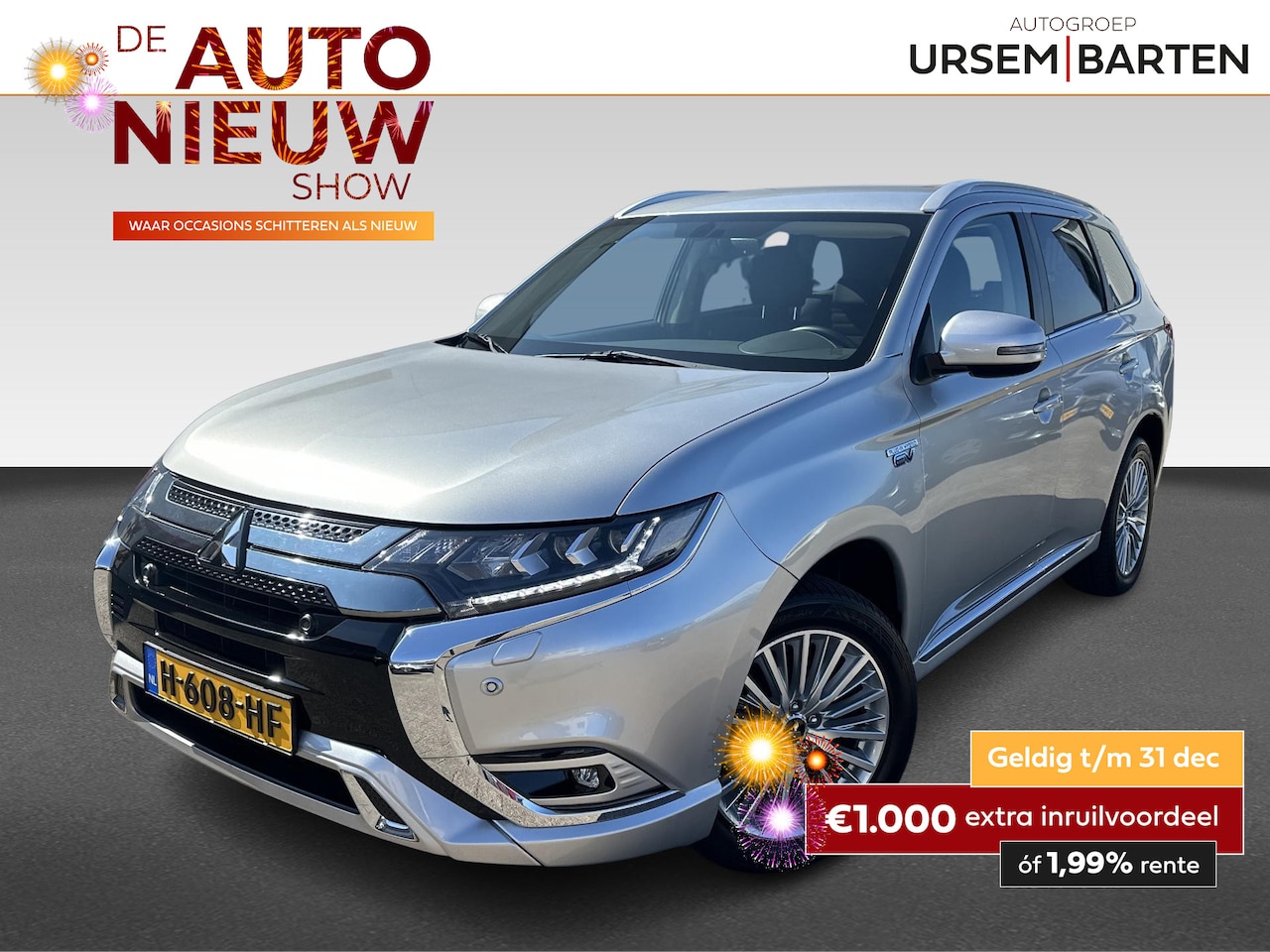 Mitsubishi Outlander - 2.4 PHEV Intense Apple carplay | stoelverwarming | sensoren voor- en achter | 18-inch lich - AutoWereld.nl