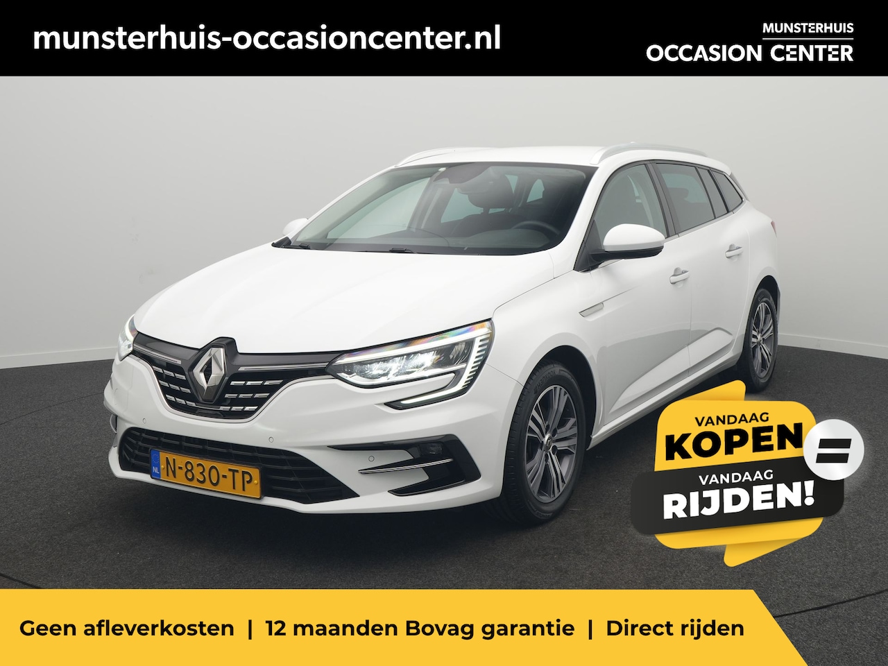 Renault Mégane Estate - TCe 140 Intens - RIJKLAARPRIJS - Trekhaak - Dealeronderhouden - AutoWereld.nl
