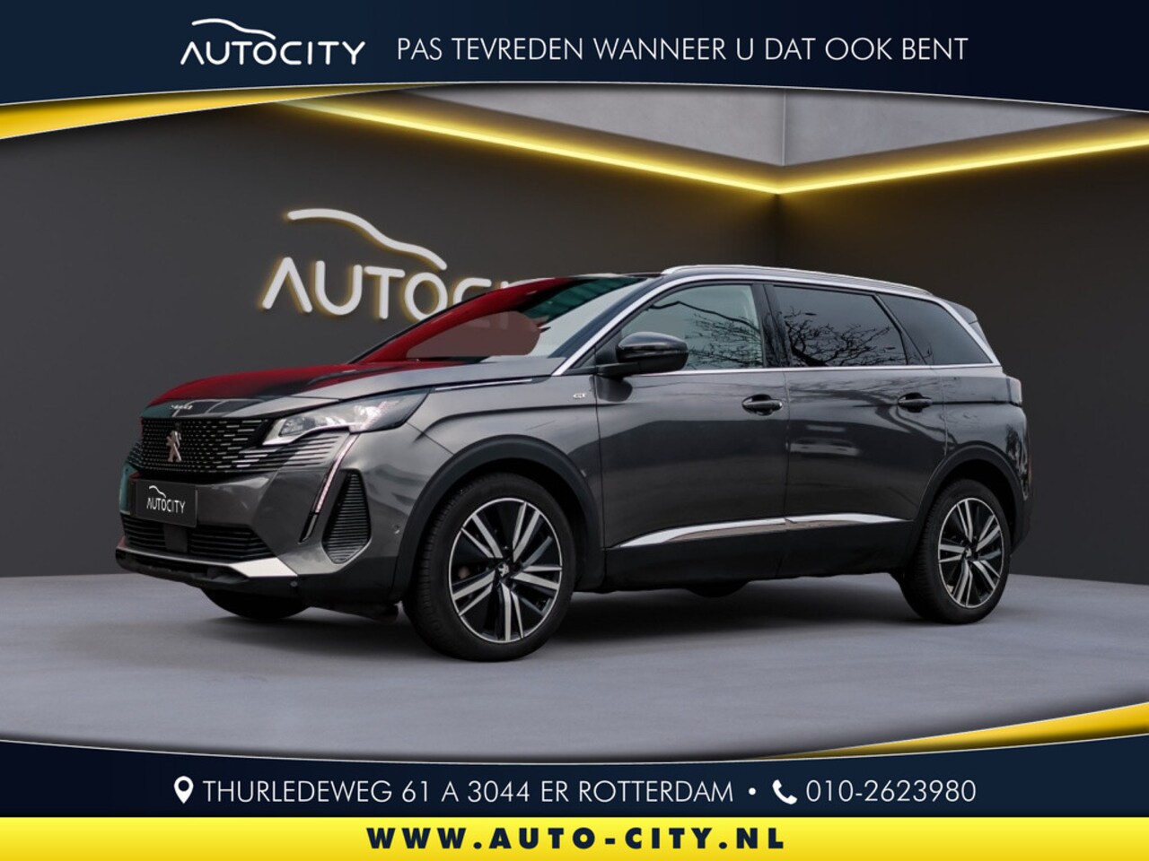 Peugeot 5008 - 1.2 Puretech GT Line 7p l 360 l Memory l Massage l Keyless l VOL - AutoWereld.nl