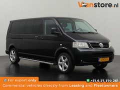 Volkswagen Transporter - 2.5TDI Automaat Dubbele Cabine Lang | Navigatie | Airco | Leder | Trekhaak