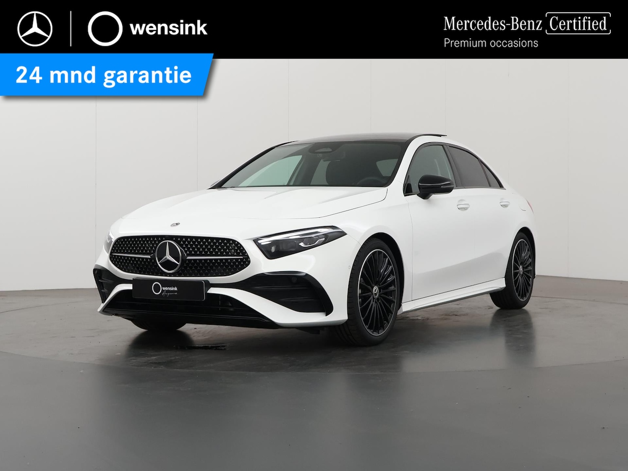 Mercedes-Benz A-klasse - Limousine 180 Star Edition AMG Panoramadak | Night-pakket | 19" AMG velgen | Sfeerverlicht - AutoWereld.nl