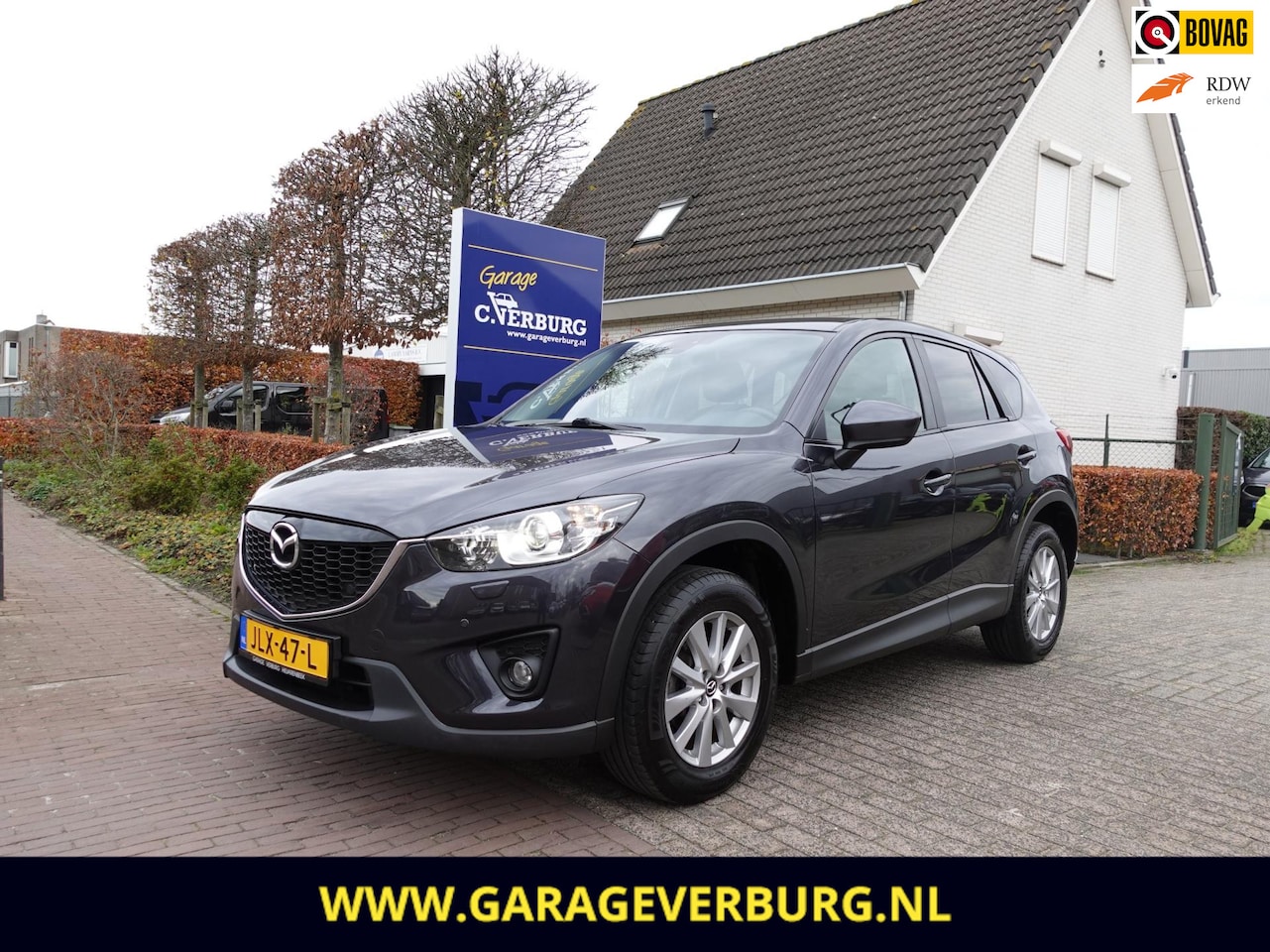 Mazda CX-5 - 2.0 TS+ (Navi,Cruise,PDC,Stoelverwarming,Xenon) -- 80.372 Km -- - AutoWereld.nl